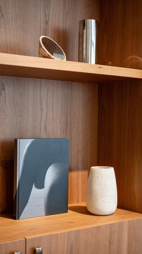 Proudly perched on a shelf
