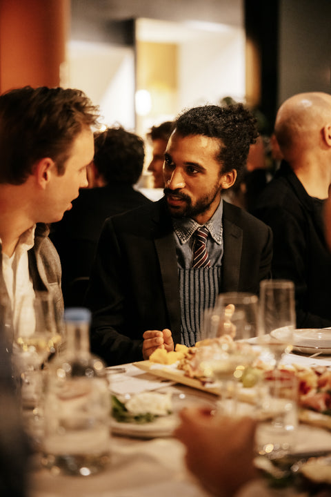 An artful and reflective dinner